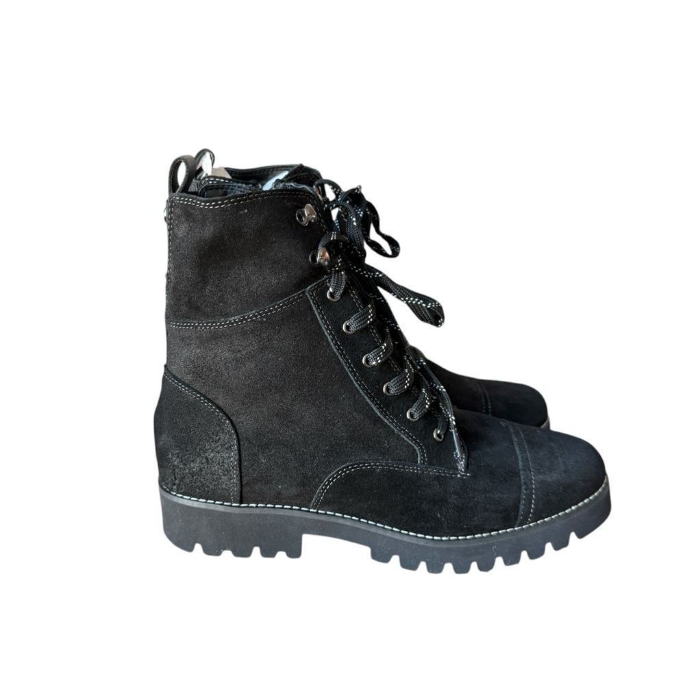 Donald J. Pliner Lace-Up Combat‎ Ankle Boots Size 7.5 NWOB